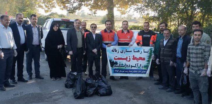 مشارکت ادارات شهرستان گلوگاه در طرح «مازندران سبز، مازندران پاک»